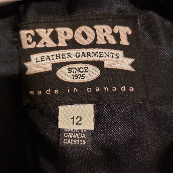 EUC Ladies small genuine leather jacket - Picture 4 of 4